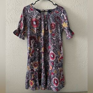 Madewell Midi Dress / Floral Print Size Xx S